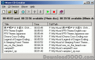 Wave CD Creator screenshot